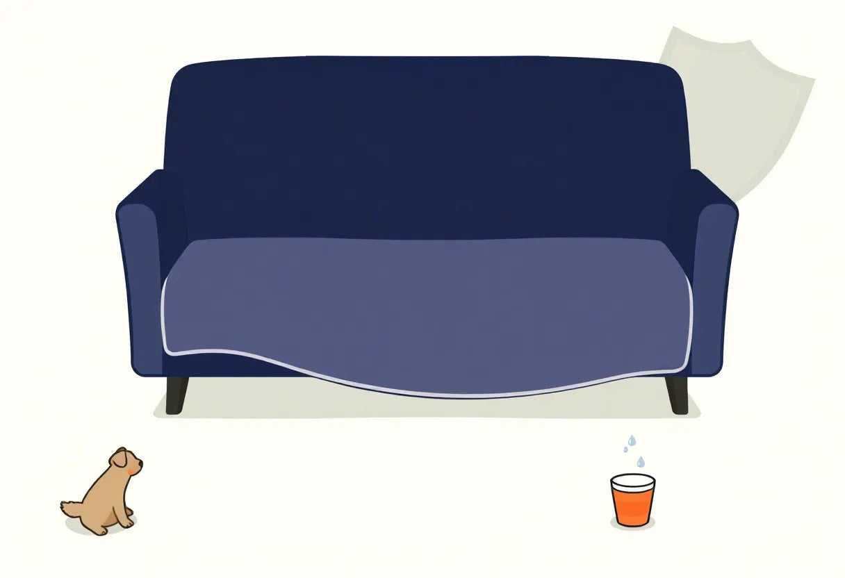 PFAS-Free Waterproof Sofa Covers: A Healthy, Chic Way to Protect Against Stains, Kids & Pets
