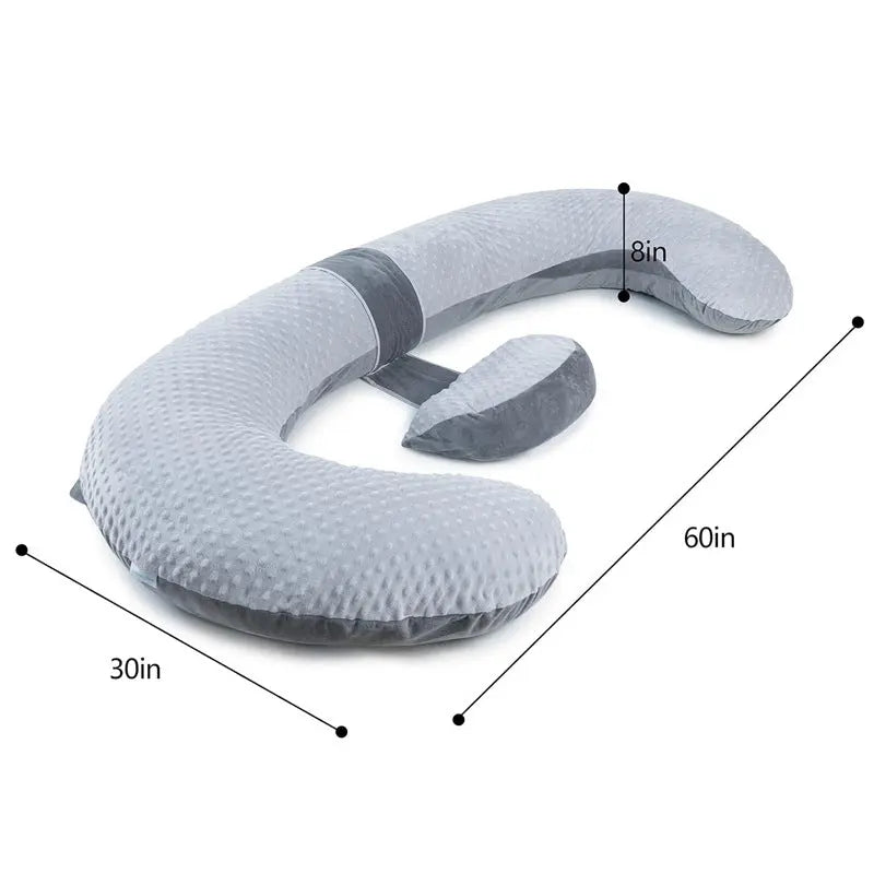 Pregnancy Pillow Cozy Nordic NUVÉA Light Gray