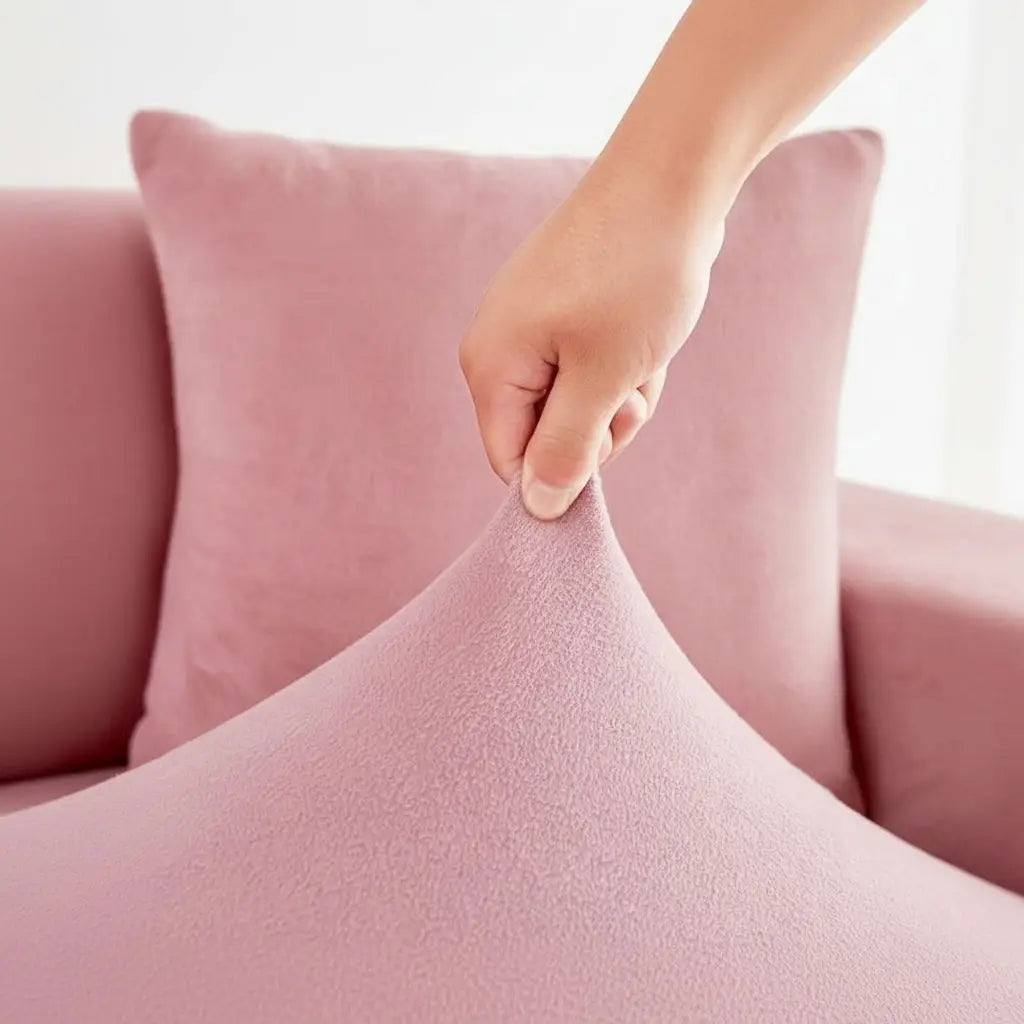 Recliner Sofa Cover Velvet VELIOR FrenchCovers