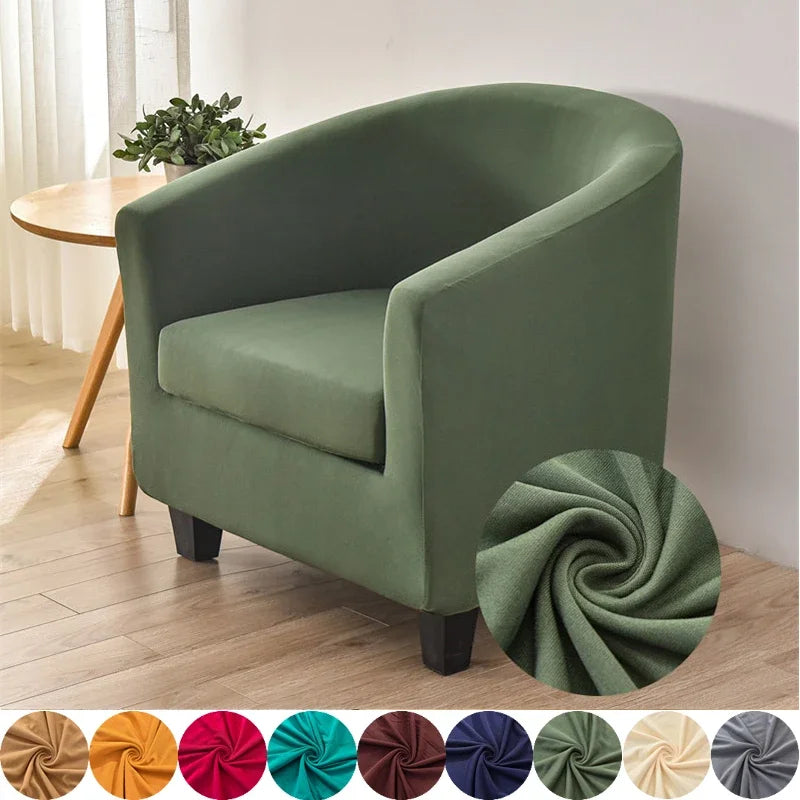 Club Chair Cover Stretch Spandex VELCAR FrenchCovers