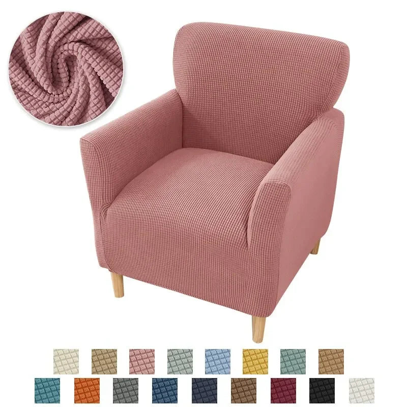 Club Chair Slipcover Polar Fleece LUNARIX FrenchCovers