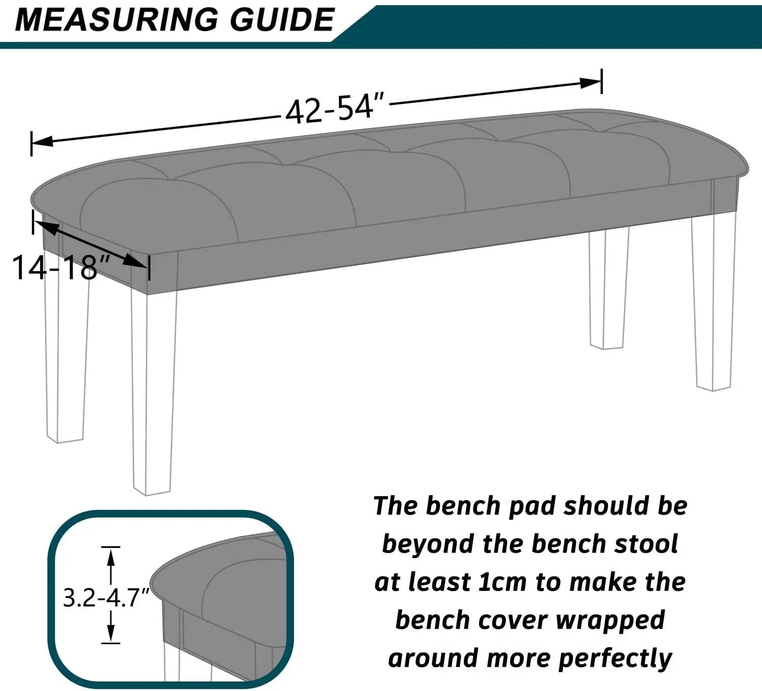 Bench Covers Velvet Stretch SOLENI VELURA FrenchCovers