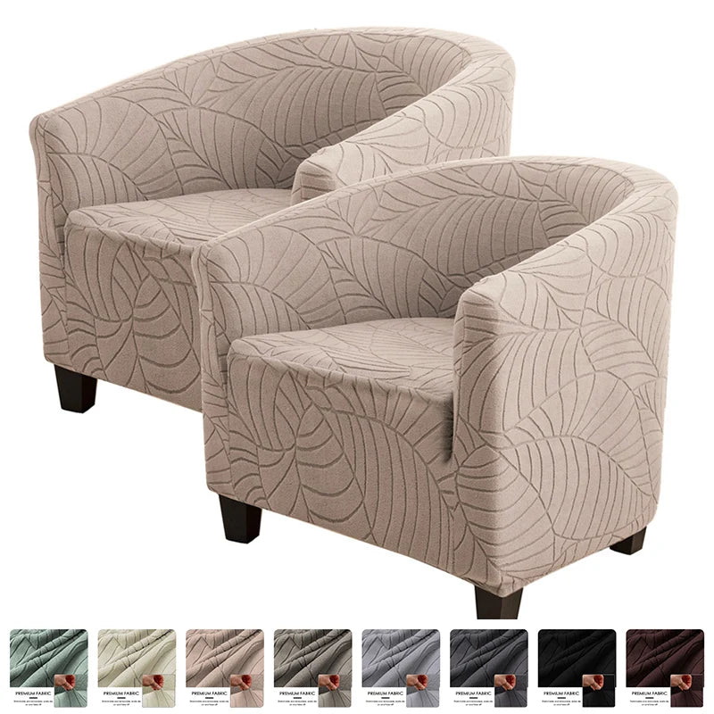Club Chair Cover Jacquard CELIVO FrenchCovers