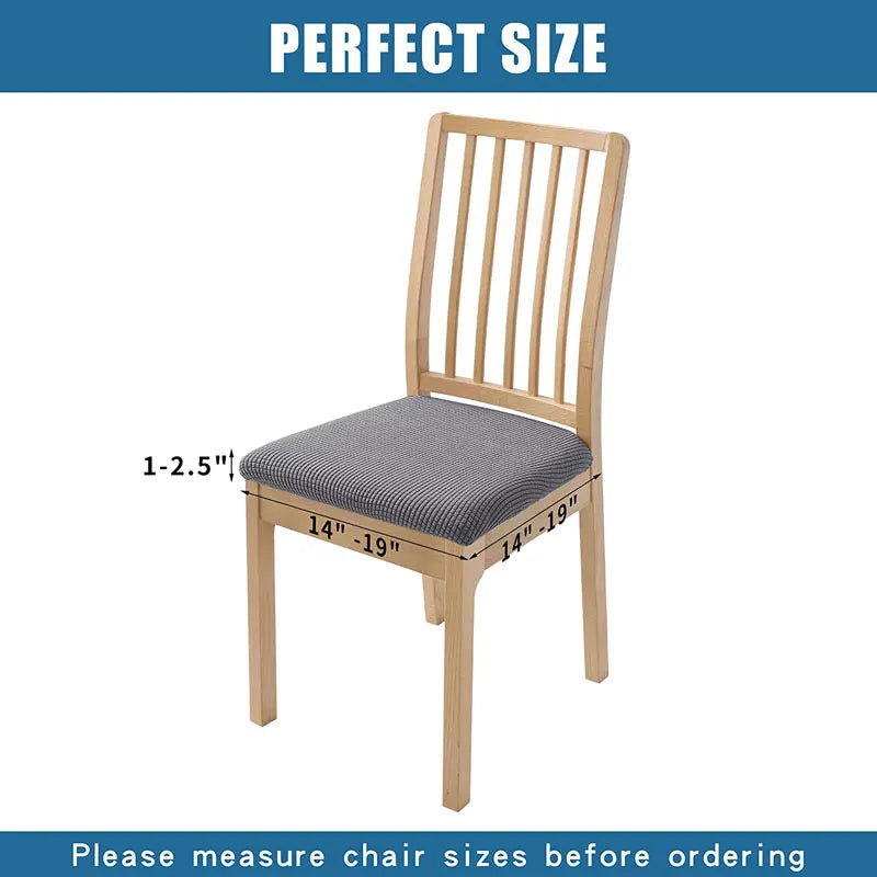 Chair Seat Cushion Covers Jacquard JACELIO FrenchCovers