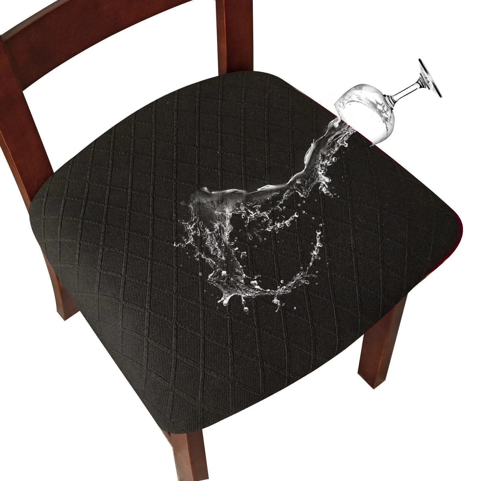Chair Seat Cushion Cover Elastic Water-Repellent SAVENI FrenchCovers
