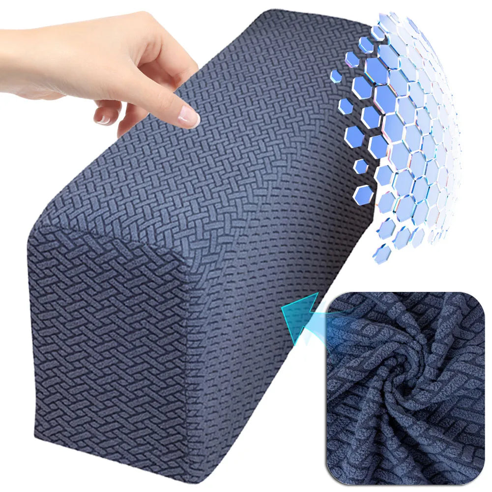 Sofa Armrest Cover Checkered VALORINE FrenchCovers