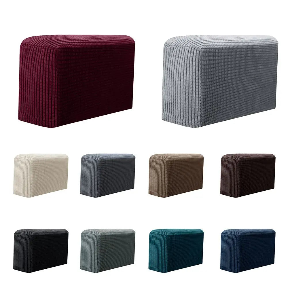 Sofa Armrest Covers Velvet 2PCS LIVERO FrenchCovers