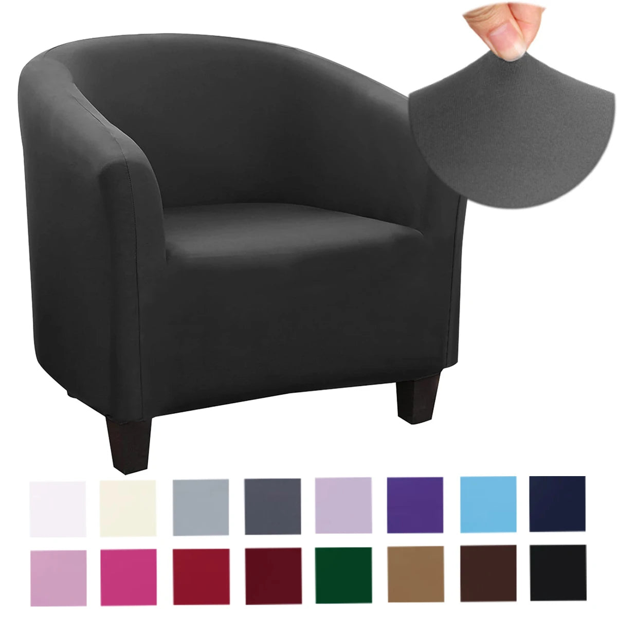 Club Chair Cover Spandex BARLIVA FrenchCovers