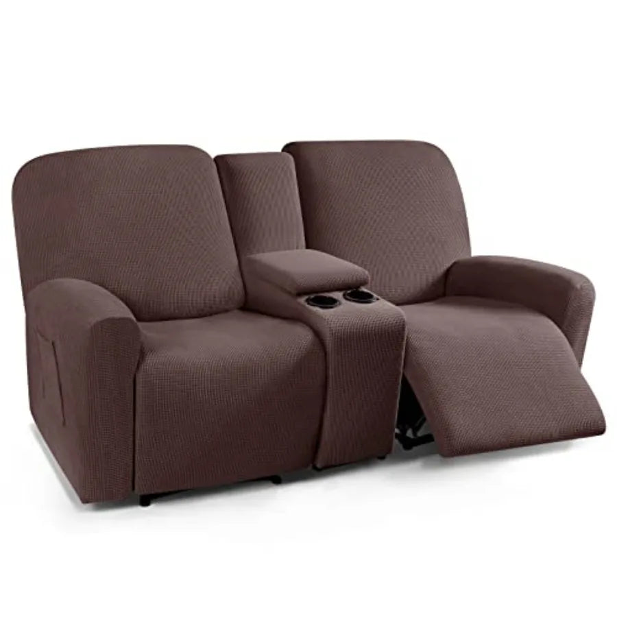Recliner Sofa Cover Jacquard Pattern LIVARA FrenchCovers