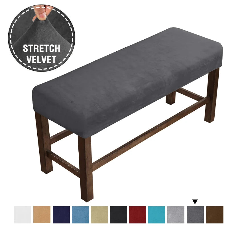 Bench Covers Velvet Stretch SOLENI VELURA FrenchCovers