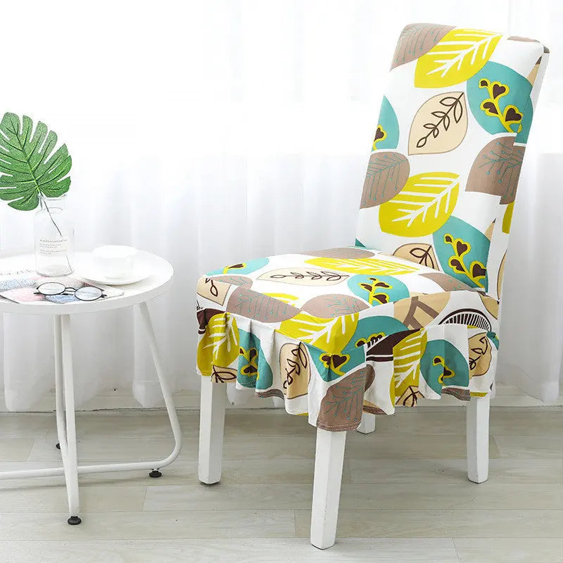 Conference Room Chair Covers Stretchable Floral LUCINE Fortune tree