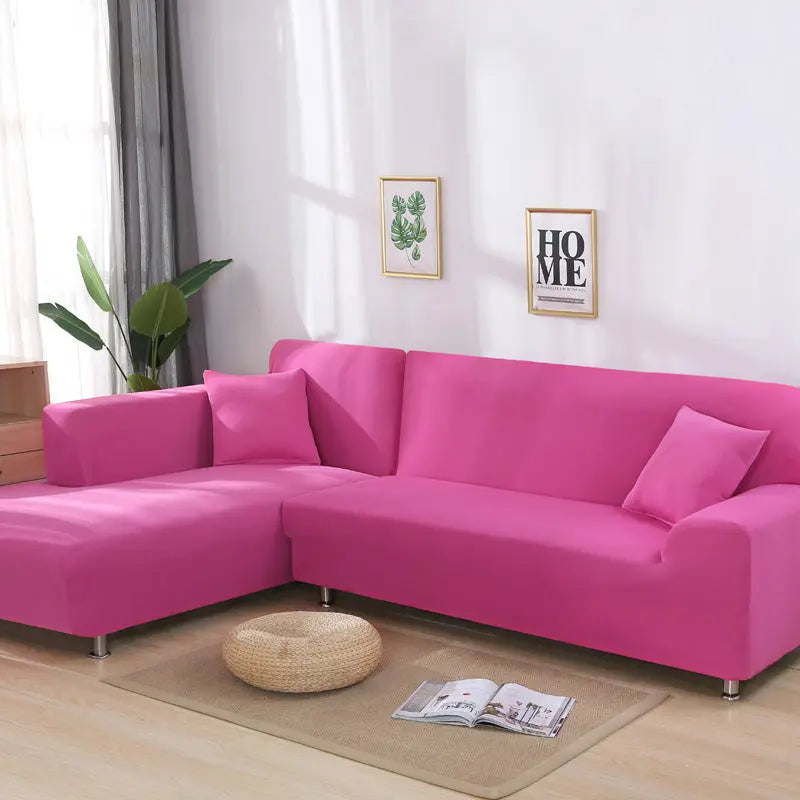 Corner Sofa Cover Stretch-Fit Élastie