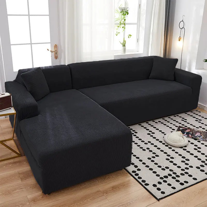 Corner Sofa Cover Stretch Minimalist LUMIÈRE