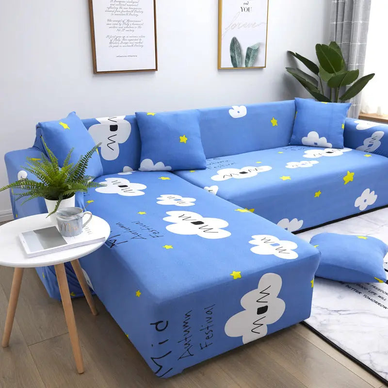 Corner Sofa Cover Stretchable Elivane 1 color-Double