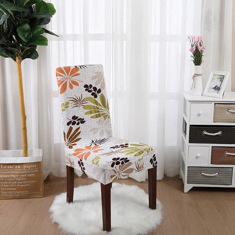 Dining Chair Cover Stretchable Rustic LUMIERE 04style-38x45x60