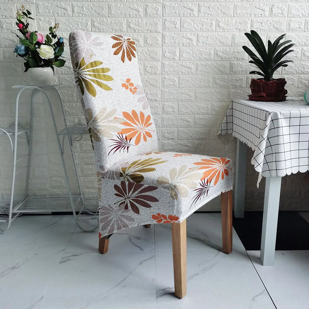 Dining Chair Covers Stretchable Non-Slip CHERIEAURE No 4-Universal