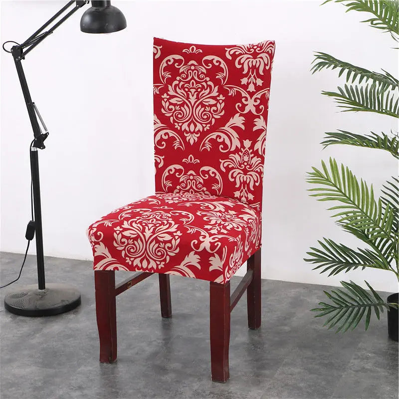 Dining Chair Covers Stretchable Polyester LUMIÈRE