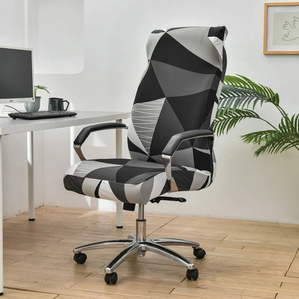 Executive Office Chair Covers Stretchable Zippéea Creative Space-M
