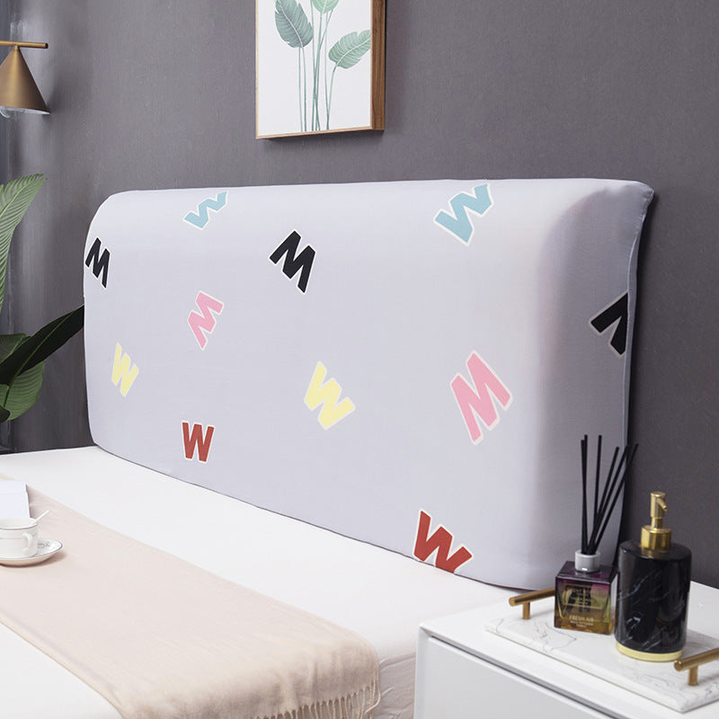 Headboard Covers Stretchable Plush ETOILEA