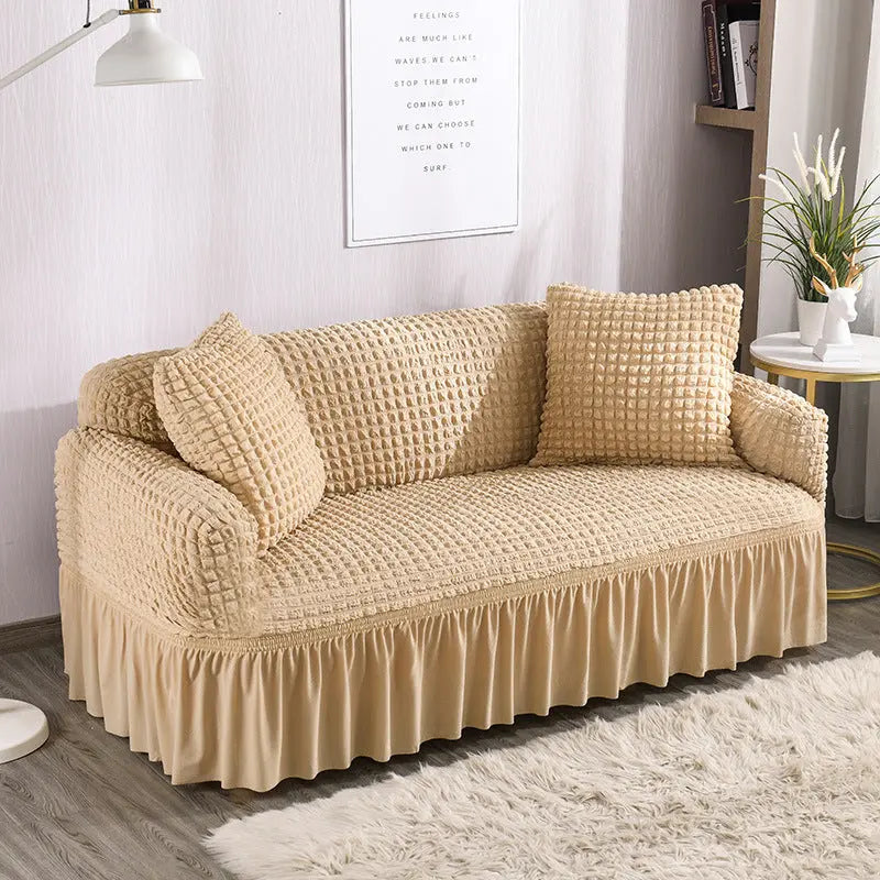 Loveseat Covers Lace Skirted Élodie