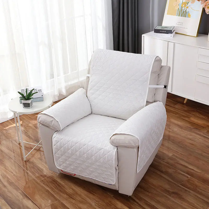 Recliner Chair Covers Pet-Friendly Cozelle White