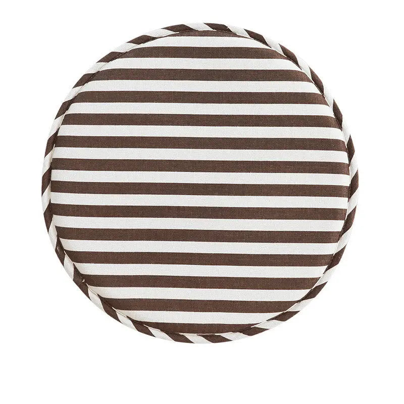 Rolling Stool Cover Cushioned ARLETTE Brown