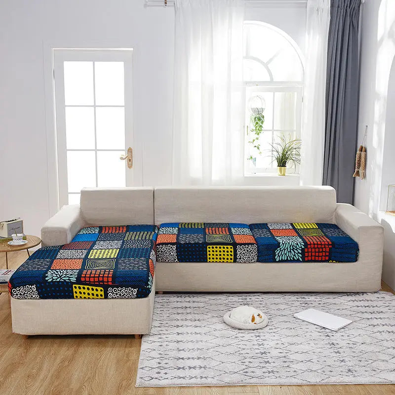 Sectional Sofa Seat Cover Stretch Pet-Friendly CELINE Prague-Single