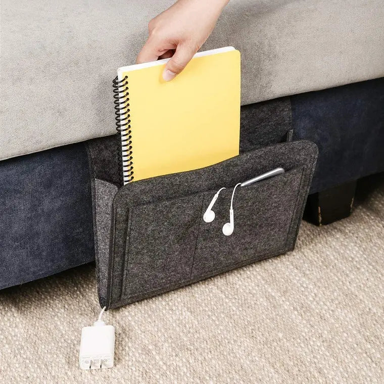 Sofa Armrest Cover Felt Storage NUVELA