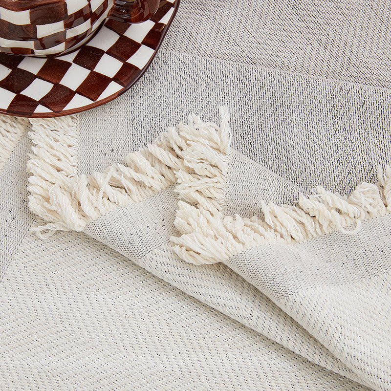 Sofa Throw Chenille Herringbone Pet-Friendly ÉLANIE