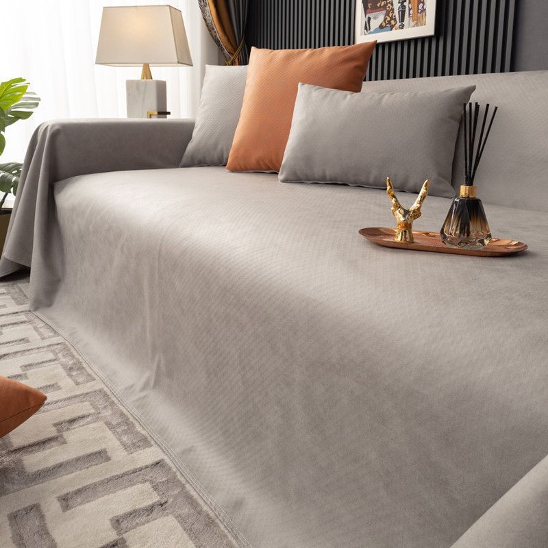 Sofa Throw Waterproof Pet-Friendly LUMIELA Light Grey-210x90cm