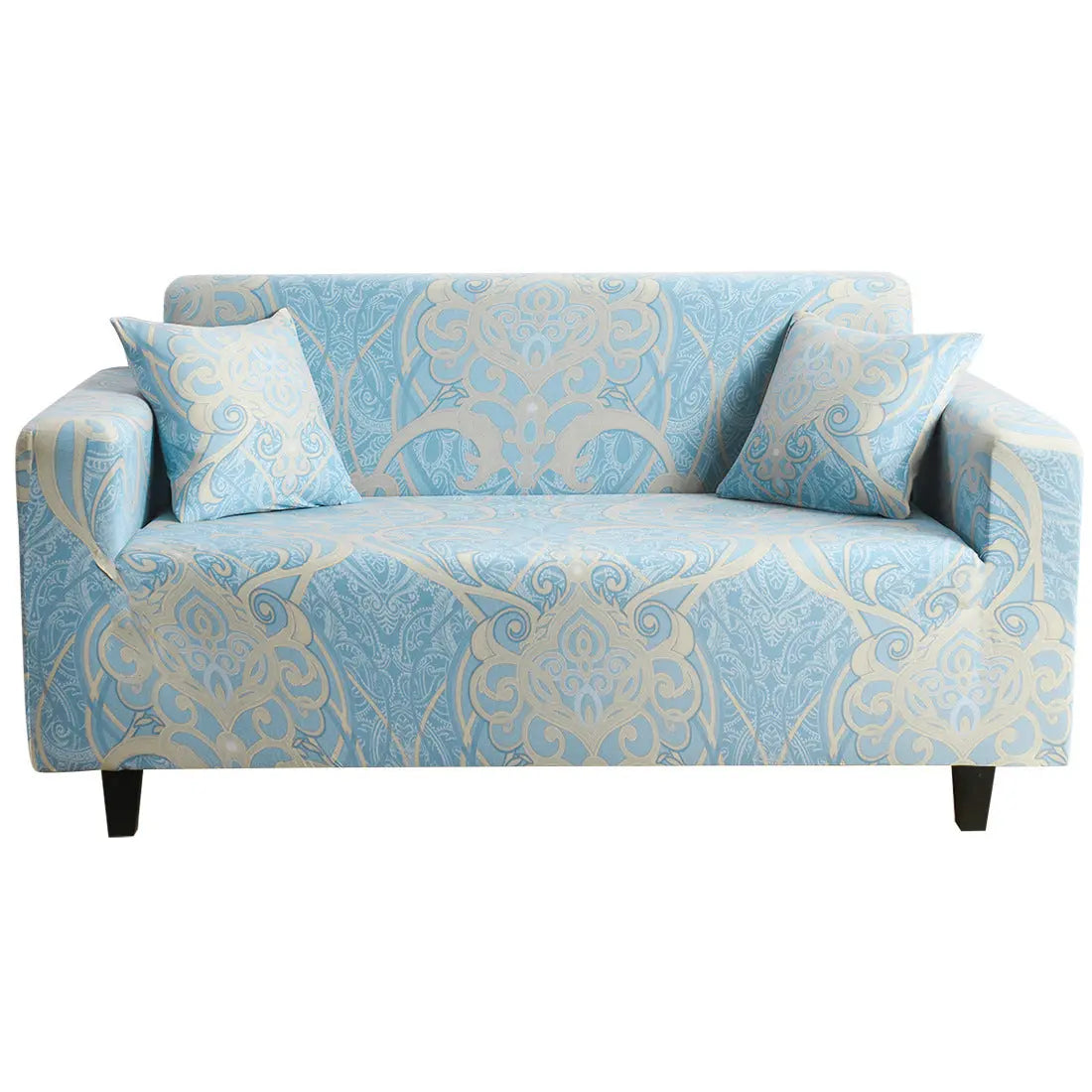 Stretch Sofa Covers Floral Pet-Friendly FLEURELLE Dream City-M