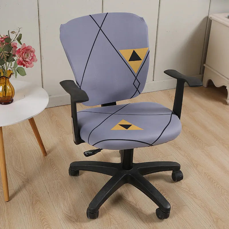 Task Chair Cover Stretchable Éloise Urban Beat Gray-Split Chair Cover