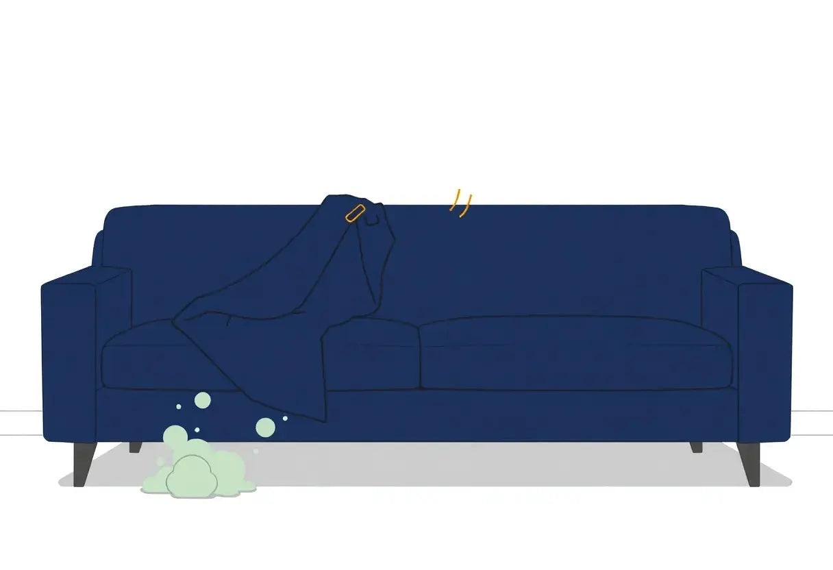 “Waterproof” Sofa Covers: The Mistake That Causes Mold (and How to Prevent It)