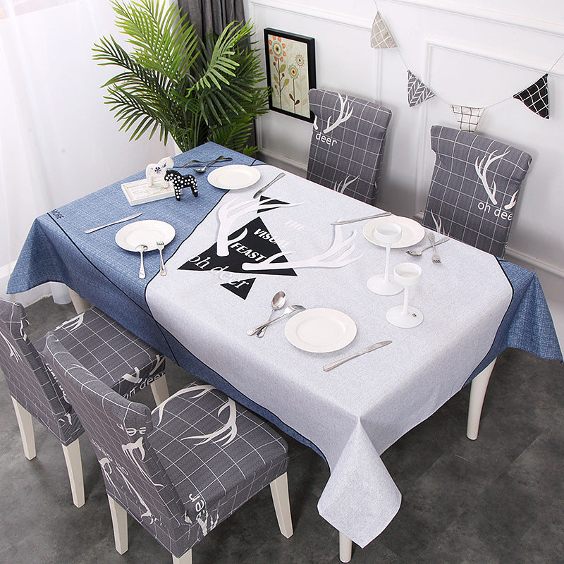 Table Cloth Nordic Easy-Care LUMIEREA 2style-Chair cover4