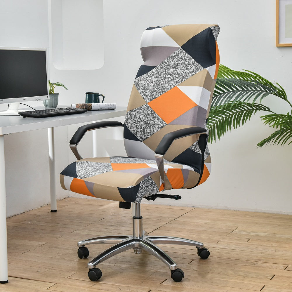 Executive Office Chair Covers Stretchable Zippéea Rubik's Cube-L
