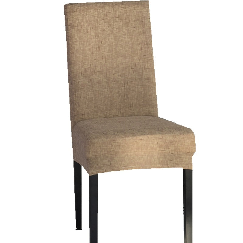 Dining Chair Covers Velvet Stretchable Lovéa Brown