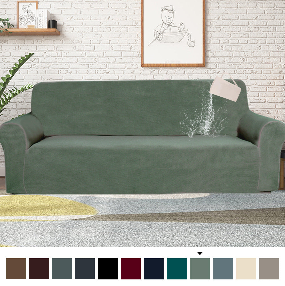 Loveseat Covers Waterproof Polyester LUMIERE Forest Green-2seater
