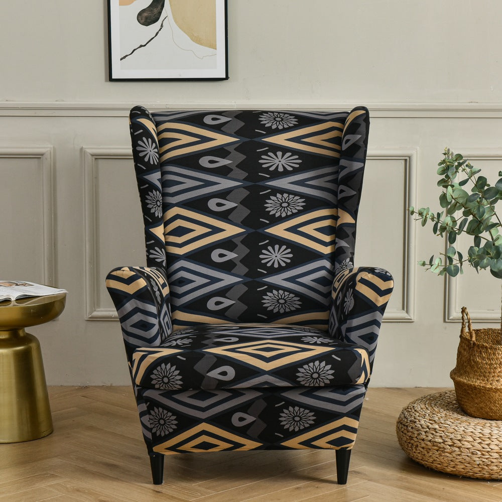 Wingback Slipcover Stretch Pet-Friendly LUCINE Bach