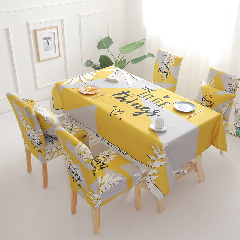 Table Cloth Waterproof Scandinavian ELOISE Chair cover-4PCS