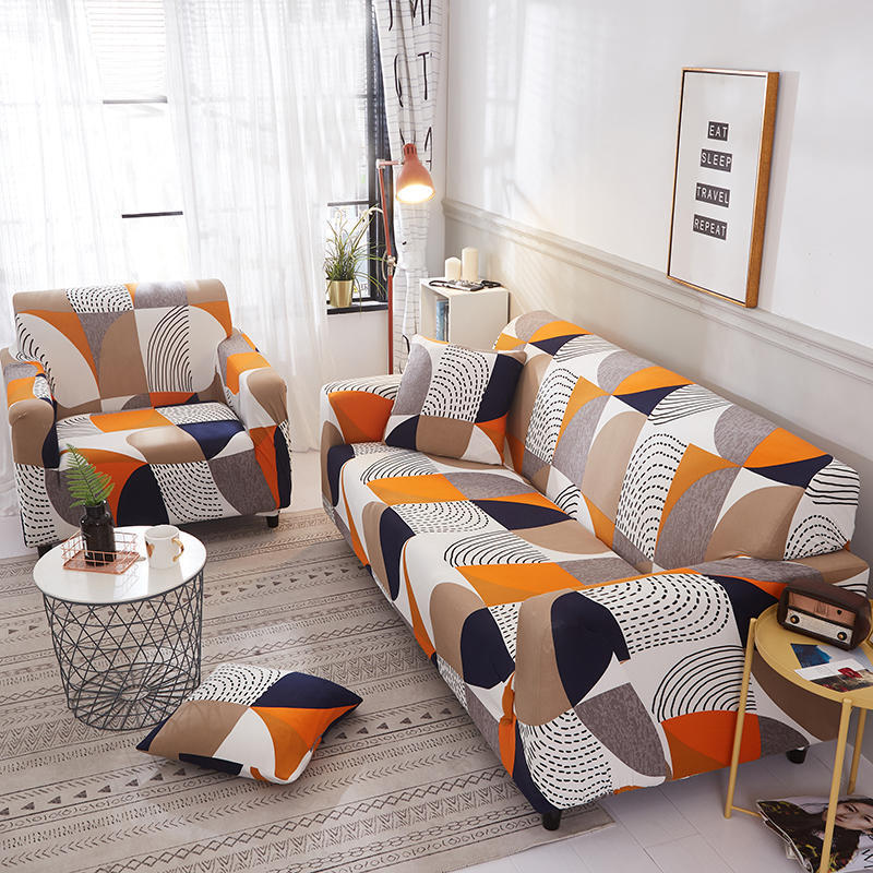 Loveseat Covers Stretch Knit Antislip LUMIÈRE B-L