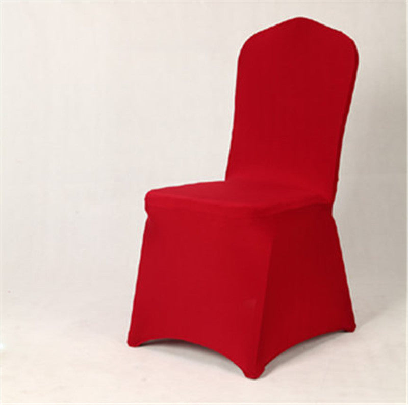 Conference Room Chair Cover Stretch Lycra ELUNIA Red-6PCS