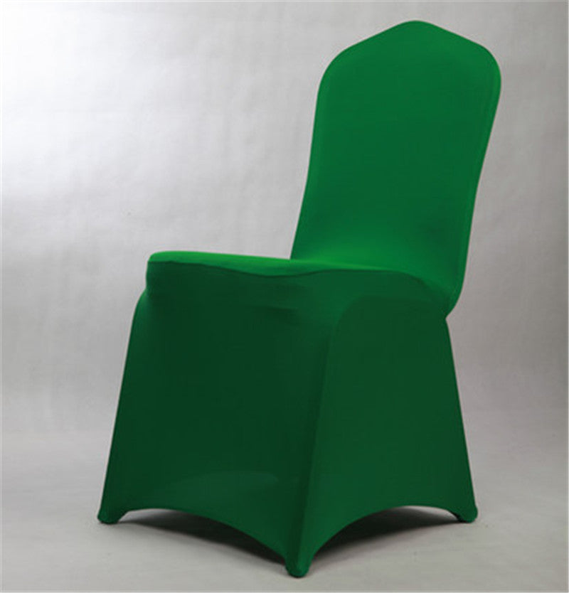 Conference Room Chair Cover Stretch Lycra ELUNIA Green-6PCS
