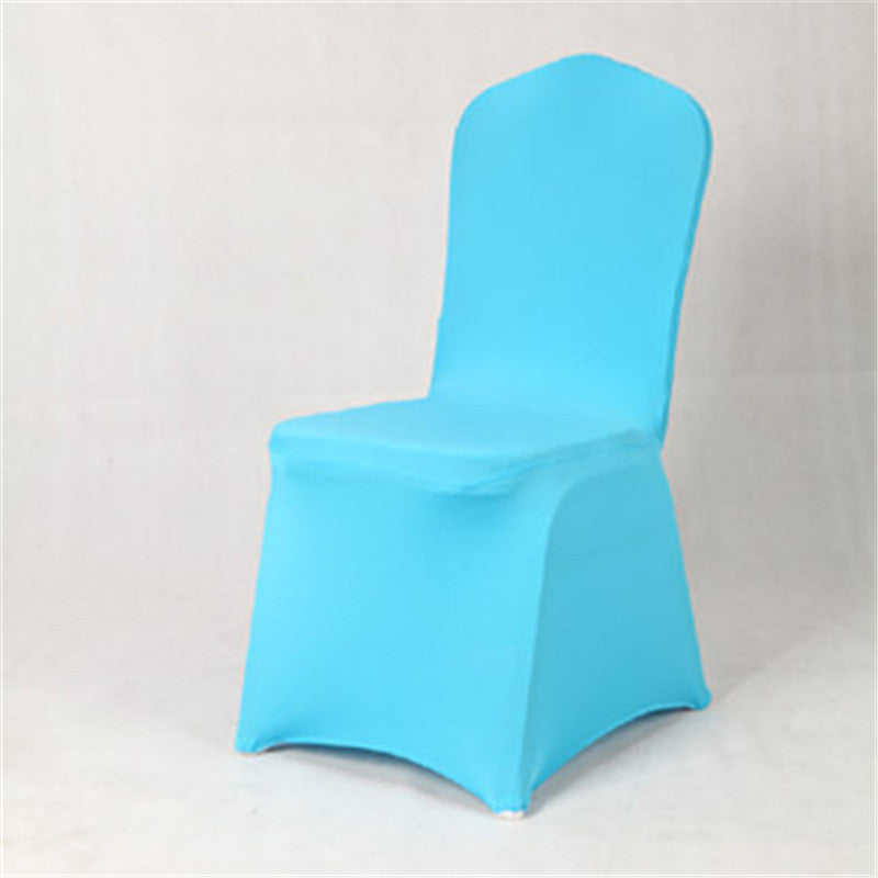 Conference Room Chair Cover Stretch Lycra ELUNIA Sky Blue-15PCS