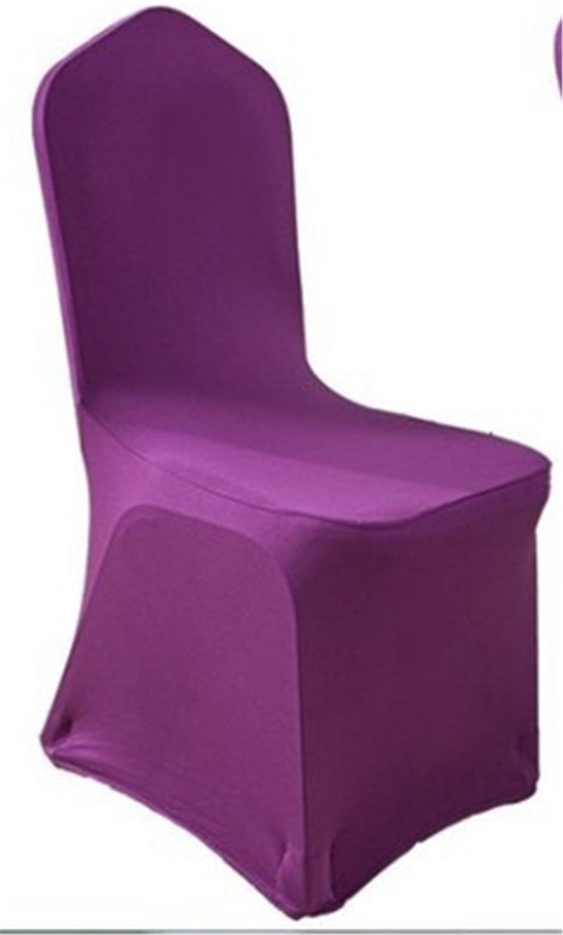 Conference Room Chair Cover Stretch Lycra ELUNIA Purple-20PCS