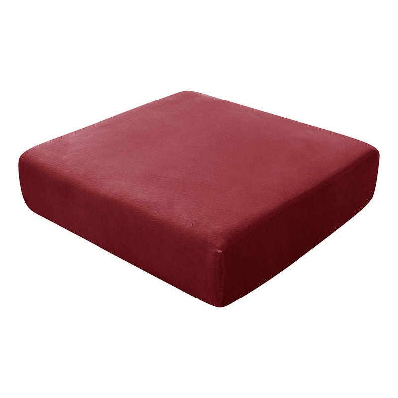 Sofa Seat Cover Velvet Stretchable Aveline 21 Wine Red-Imperial Concubine