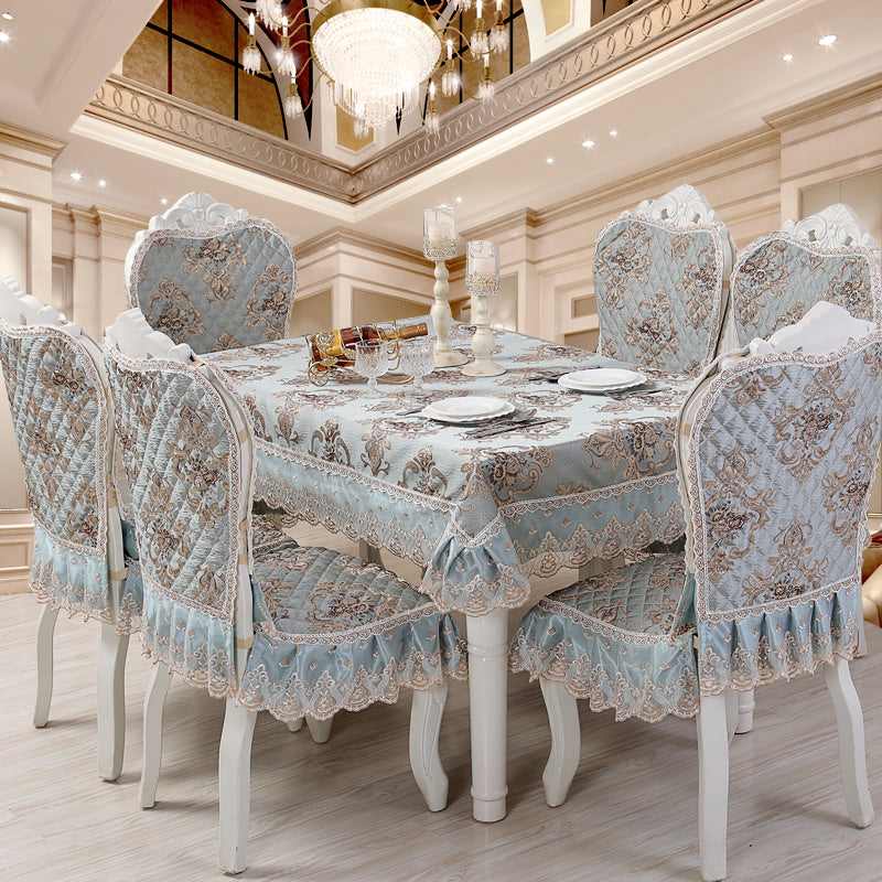 Table Cloth Floral European AURÉLIE Sherlock Blue-M