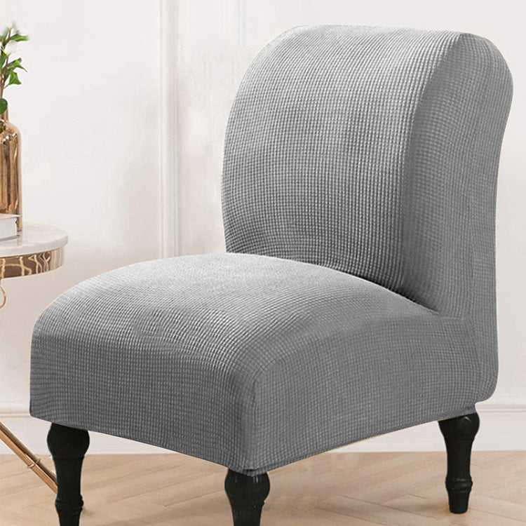 Armrest Cover Polar Fleece Cozy LUMINEA Light Gray-Fat Stool Chair Cover XL Size