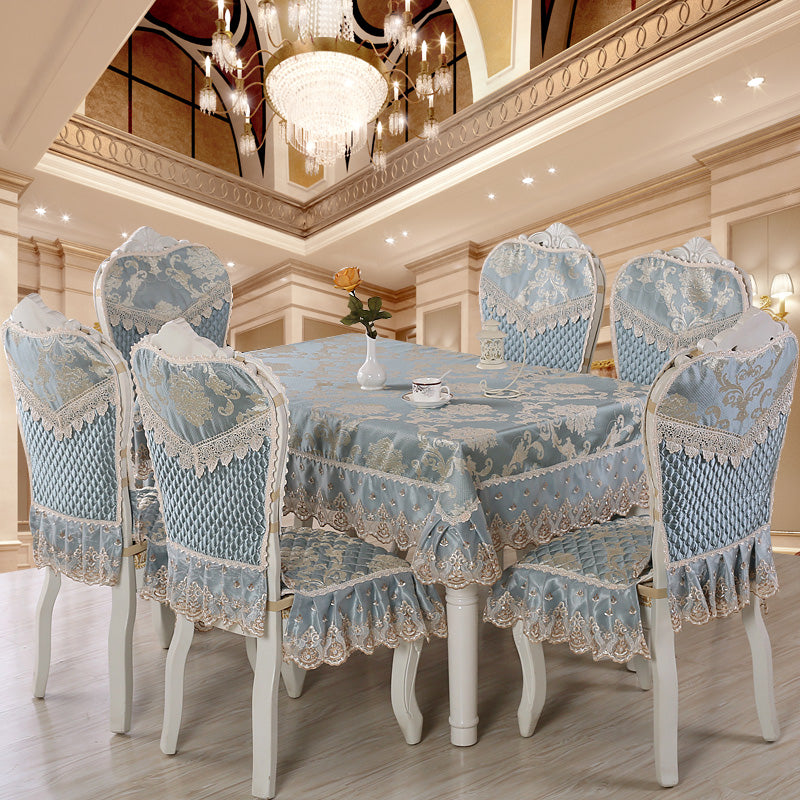 Table Cloth Floral European AURÉLIE Yiren blue-K
