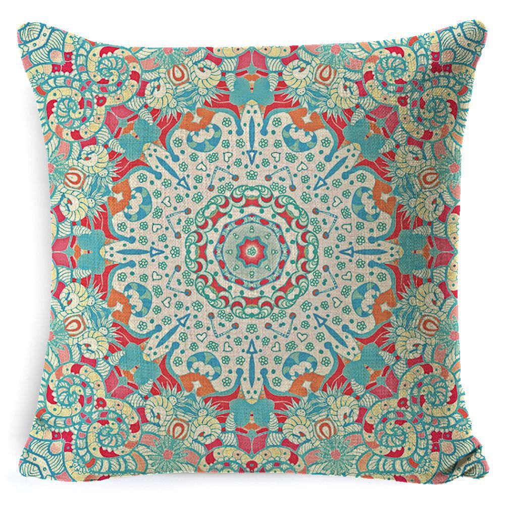 Decor Pillow Cover Linen Boho AURELIE Style 8-45x 45 Pillowcase