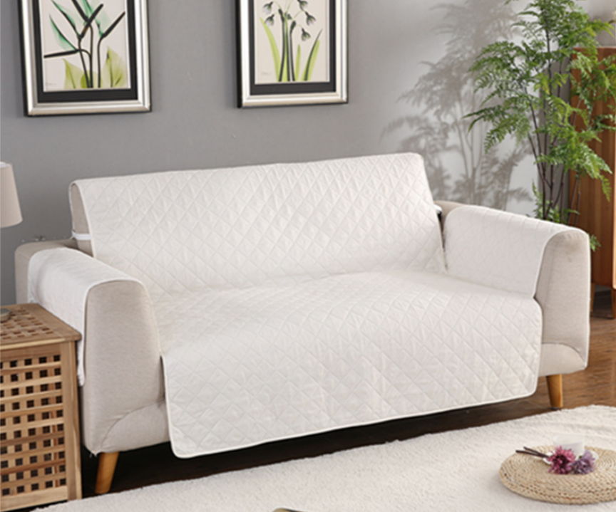 Pet Protection Cover Pet-Friendly Lavable Mignoné Sofa-White